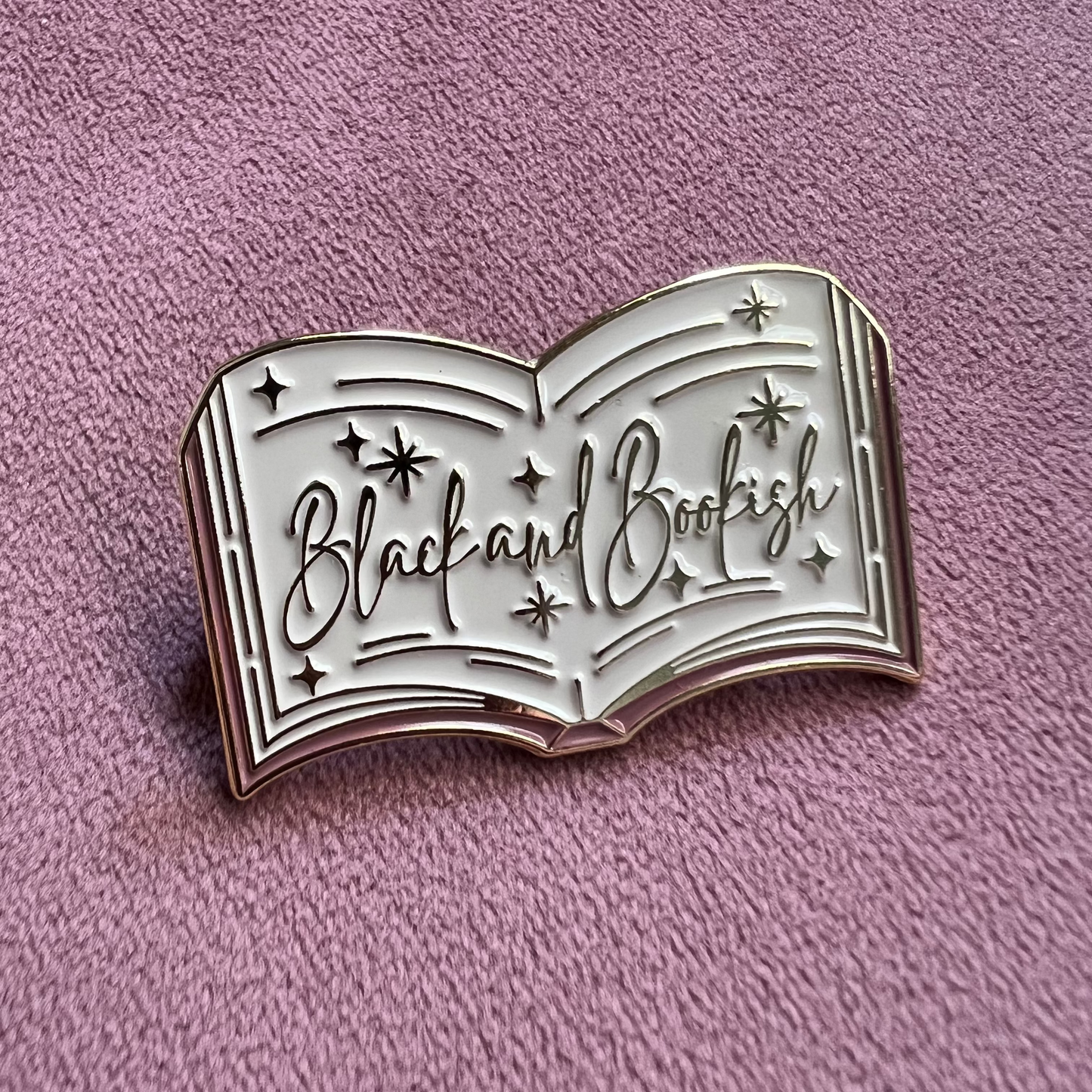 Enamel Pin | Black and Bookish
