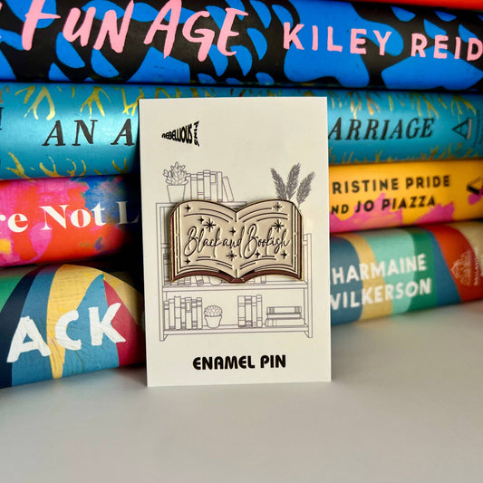 Enamel Pin | Black and Bookish