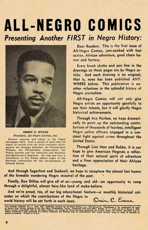 All-Negro Comics: America's First Black Comic Book by Chris Robinson