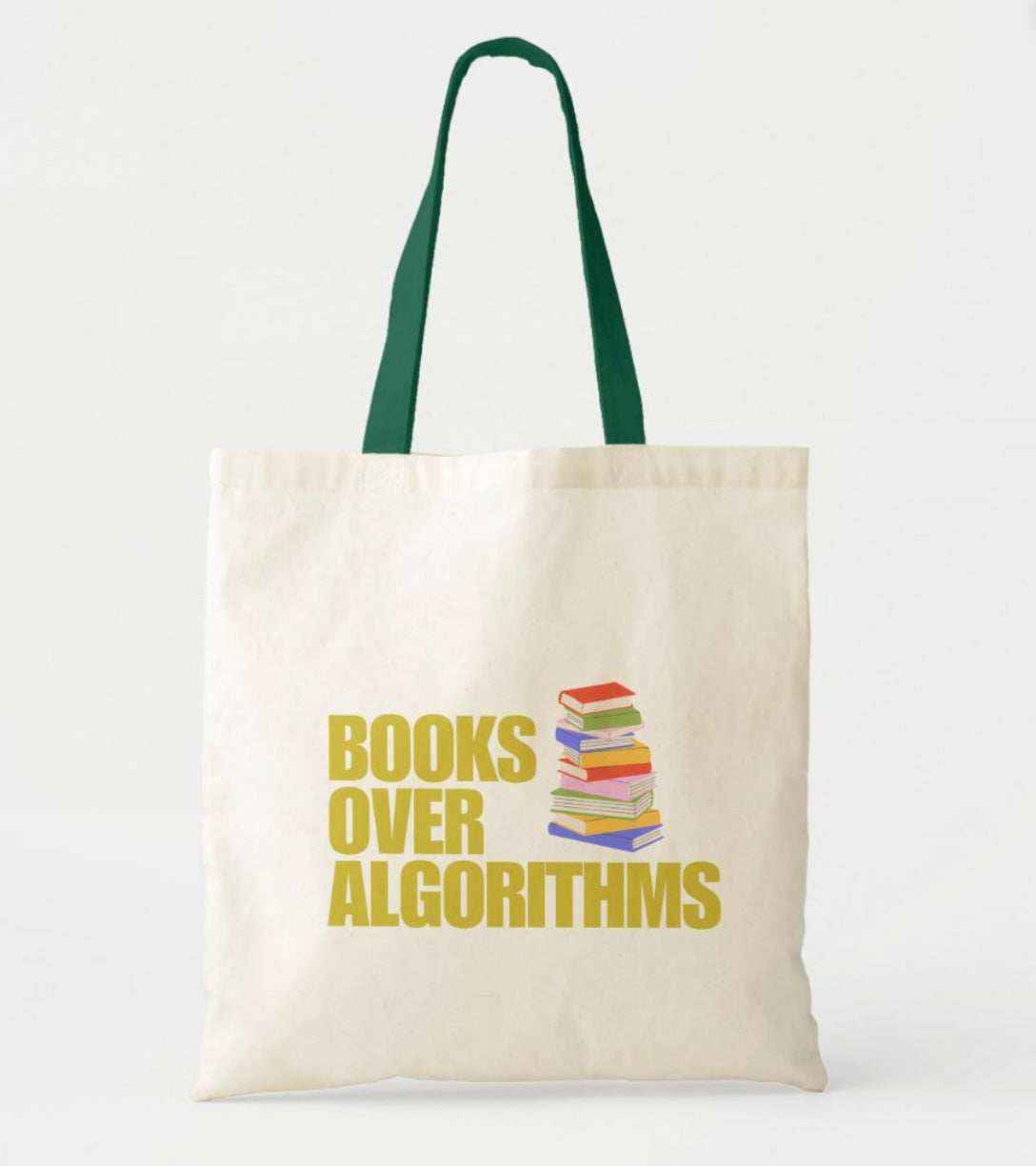 Books Over Algorithms Tote
