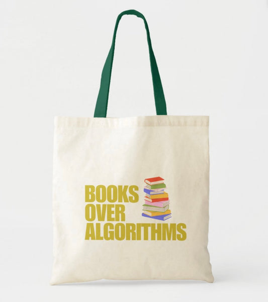Books Over Algorithms Tote