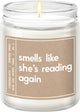 She’s Reading Again Candle