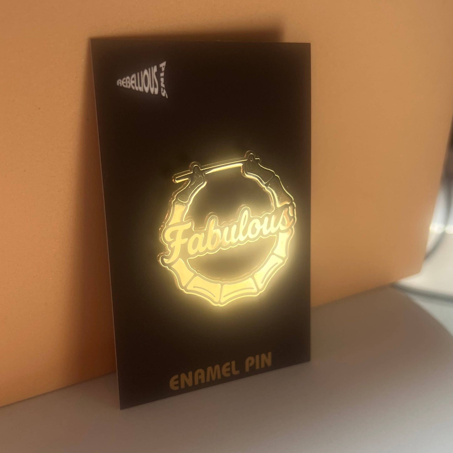 Bamboo Earring Enamel Pin